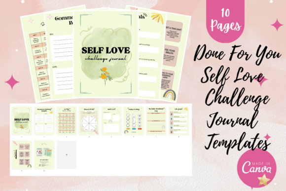 Download Canva Self Love Challenge Journal - Canva Collection