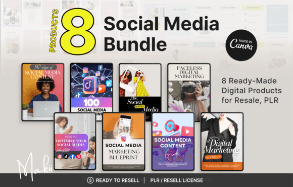 Download Social Media Marketing Bundle, Canva - Canva Collection