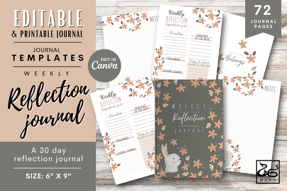 Download Reflection Journal Templates #86 - Templates Collection