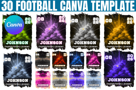 Download 30 Football Canva Editable Template - Canva Collection