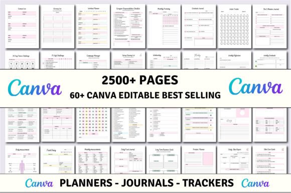 Download 60+ Editable Canva Planners Templates - Canva Collection