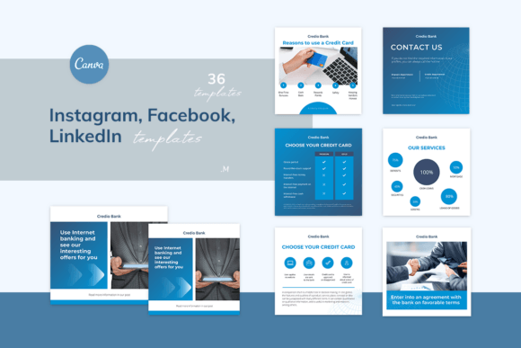 Download Instagram, Facebook, LinkedIn Templates - Templates Collection