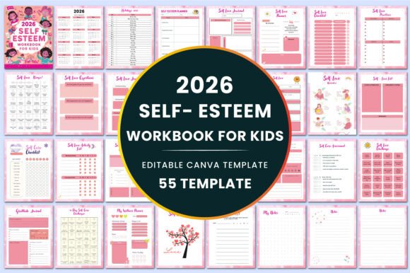 Download 2026 Self-Esteem Workbook for Kids KDP - Workbook Collection