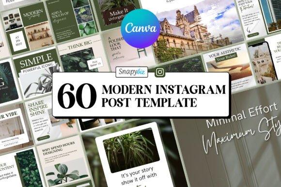 Download Modern Instagram Canva Post Template - Canva Collection