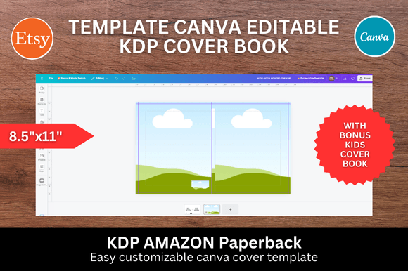 Download Canva KDP Cover Templates + Bonus - Canva Collection