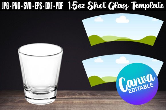 Download 1.5 Oz Shot Glass Canva Template - Canva Collection