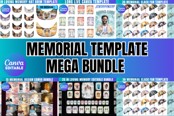 Download Memorial Mega Bundle Canva Template - Canva Collection