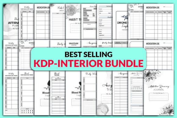Download Best Selling Planner KDP-Interior Bundle - Selling planner Collection