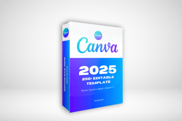 Download 250+ Editable Canva Templates | KDP 2025 - Canva Collection