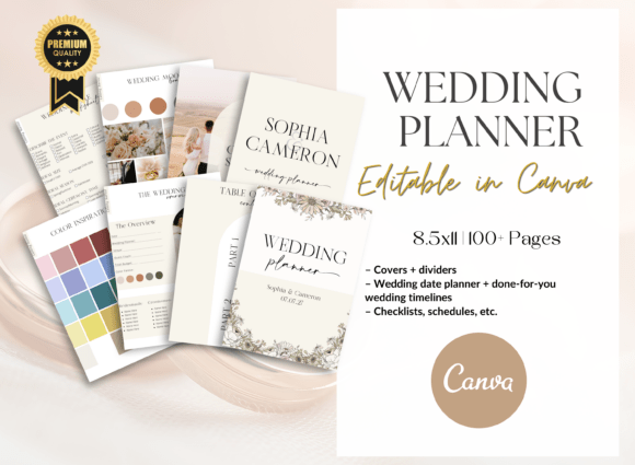 Download Wedding Planner Canva Templates Editable - Canva Collection