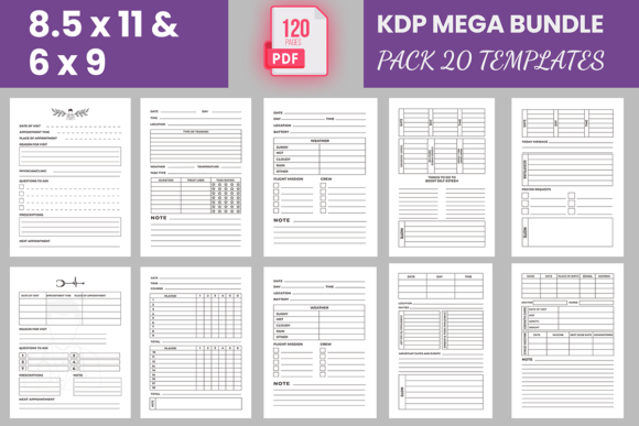 Download KDP Template Mega Bundle - Mega Collection