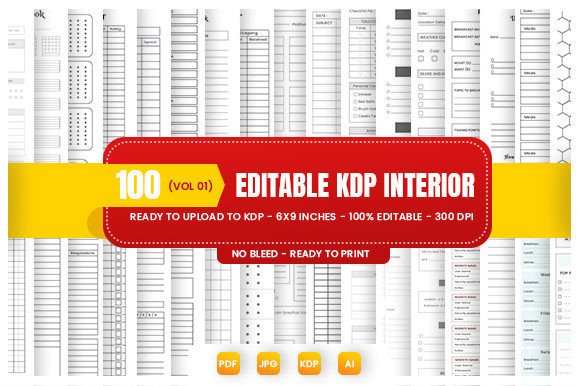 Download Mega Editable KDP Interior Bundle - Mega Collection