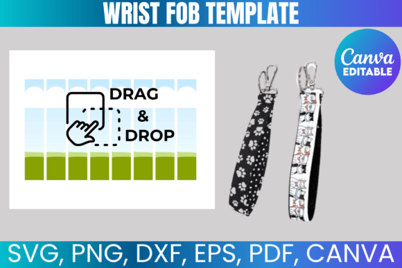 Download Wrist Fob Canva Template SVG - Canva Collection