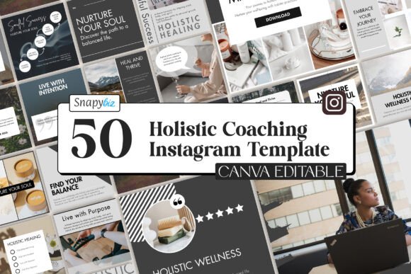 Download Holistic Coaching Canva IG Templates - Canva Collection